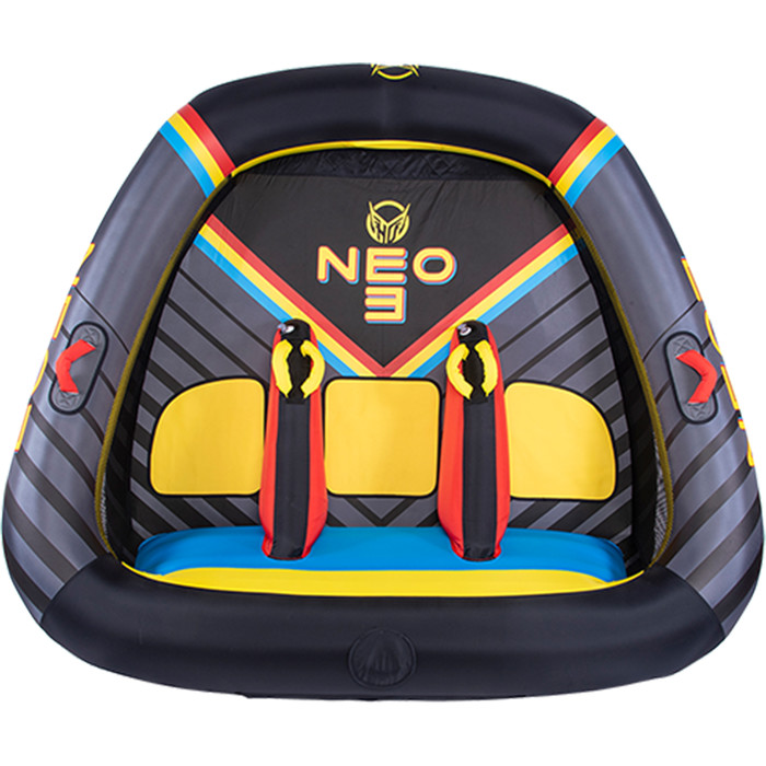 2023 HO Sports Neo 3 Tube Towable HA-TU-NE3-23 - Black / Yellow